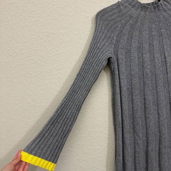 NWT by ANTHROPOLOGIE Arseneau Ribbed Sweater Dress Wool Alpaca Blend - Picture 6 of 14